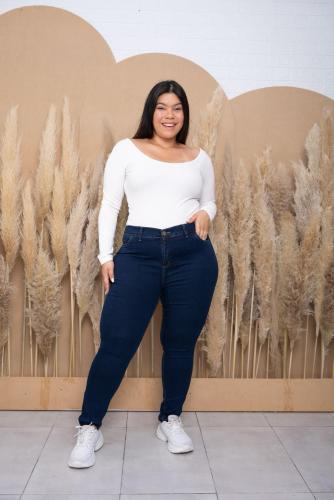 Jeans Azul Liso Especial - Miniatura 1