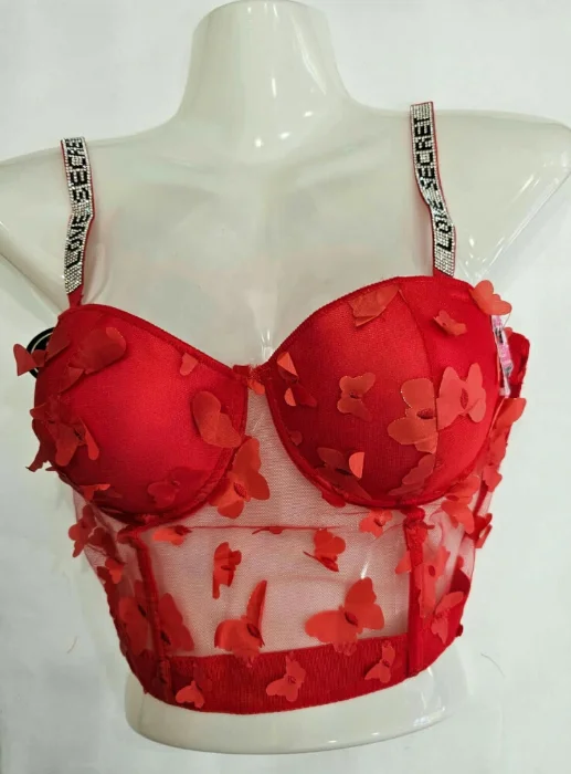 Corset Mariposa con Brillo X Docenas