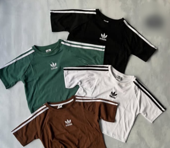 Remera Corta Oversize  Adid - Imagen 2