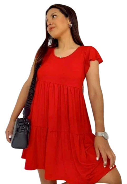Vestido Doble Volado