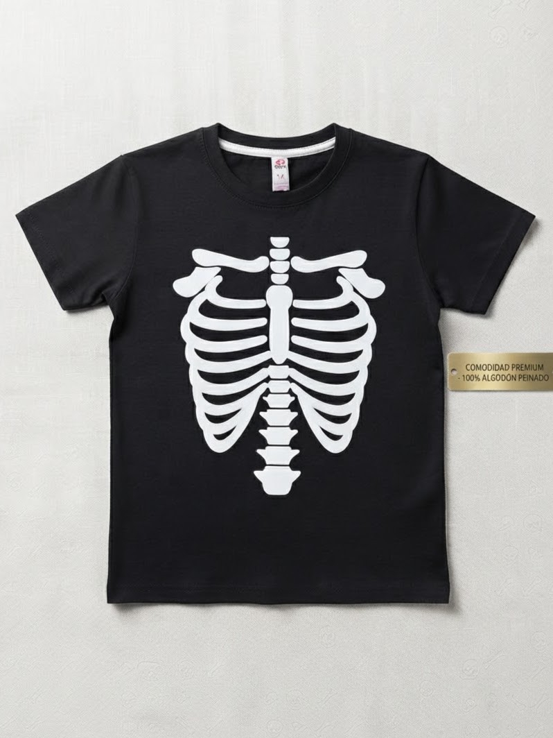 Remera Esqueleto con Super Glow - Imagen 2