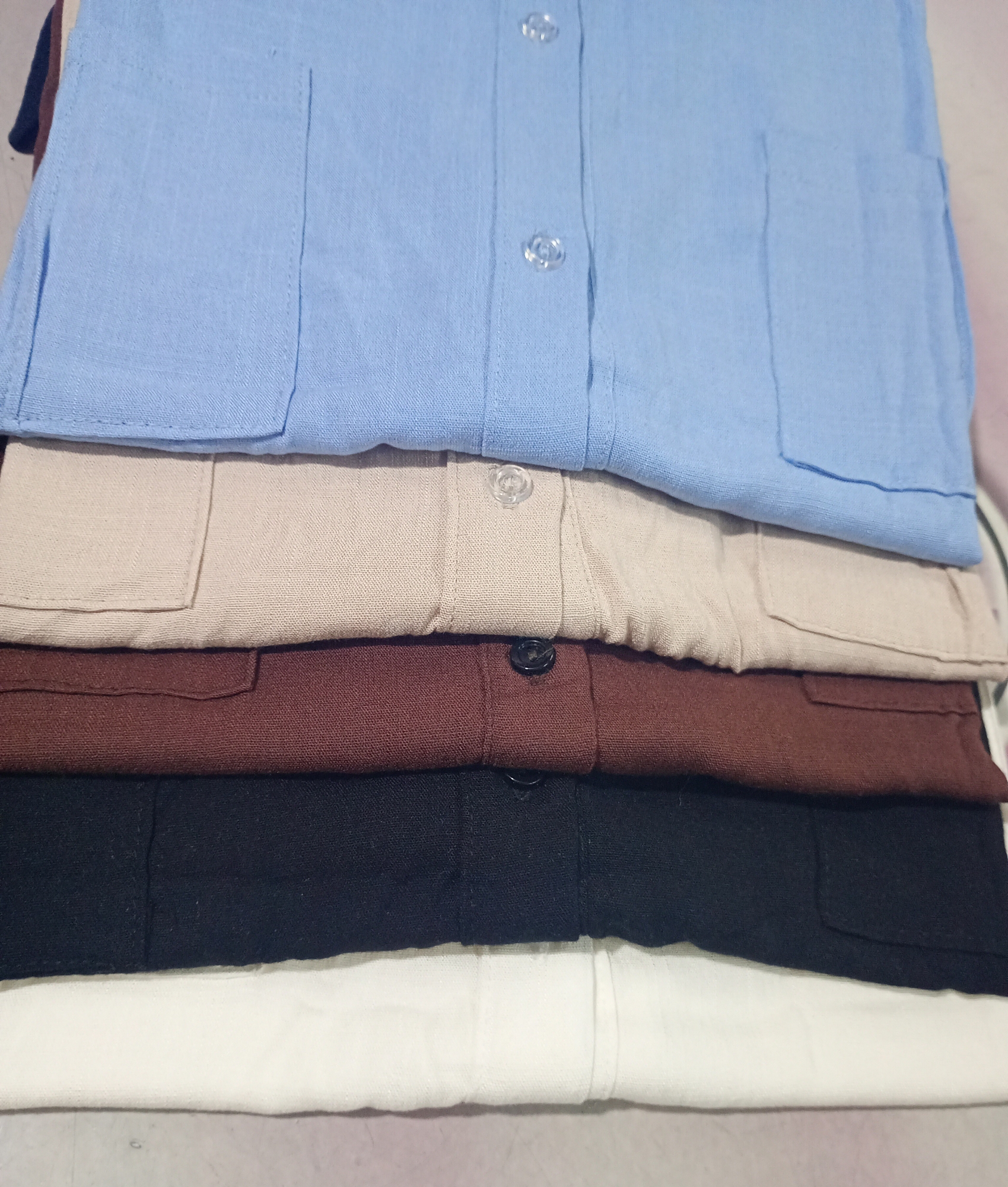 Camisa Cinto de Lino Spandex - Imagen 3