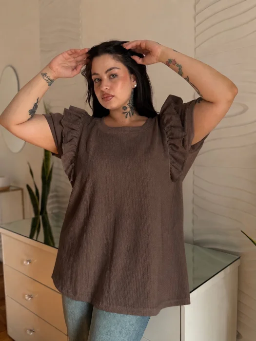Remera con Volados Bruselas