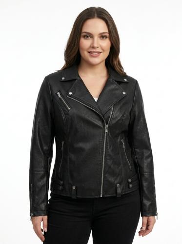 Campera Ecocuero de Dama Talle Especial Yd