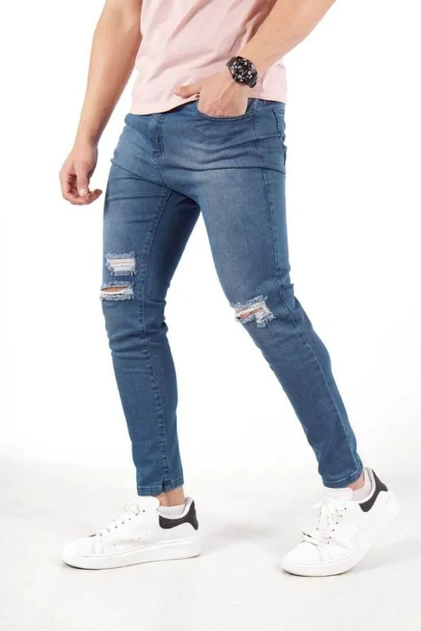 Jean con Roturas Hombre , Chupin