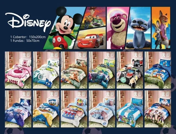 Juego de 6 Piesas Infantiles Disney 1 1/2
