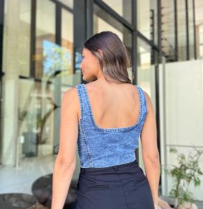 Top Denim - Miniatura 3