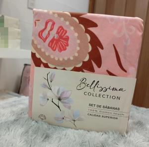 Sabana  21/2 Bellísima Colección Cotón Touch