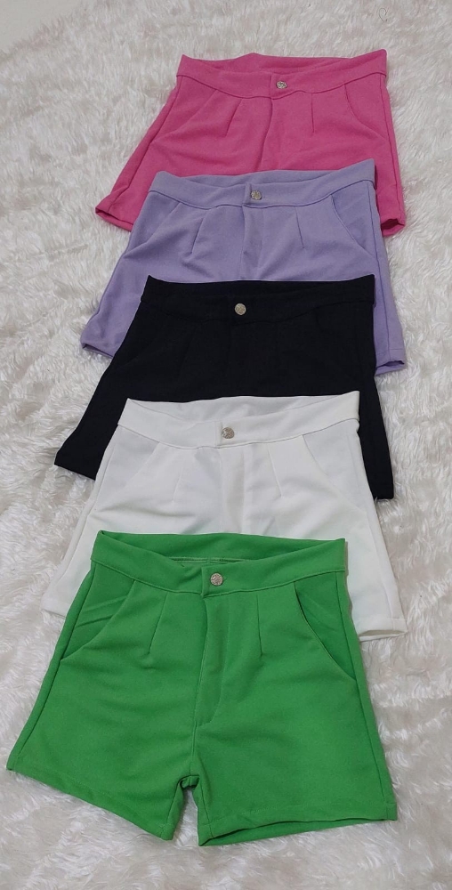 Short  Sastrero de Tela Crep - Imagen 3