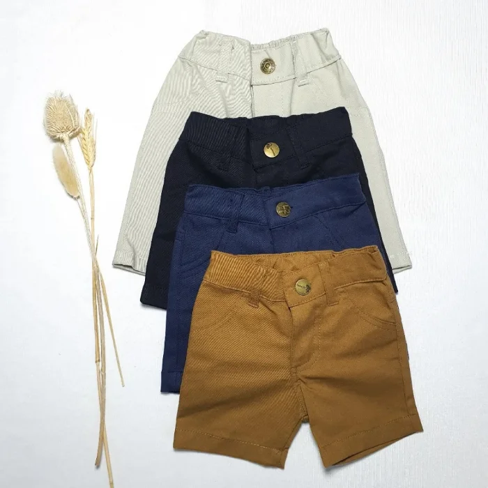 Bermudas de Gabardina para Bebé