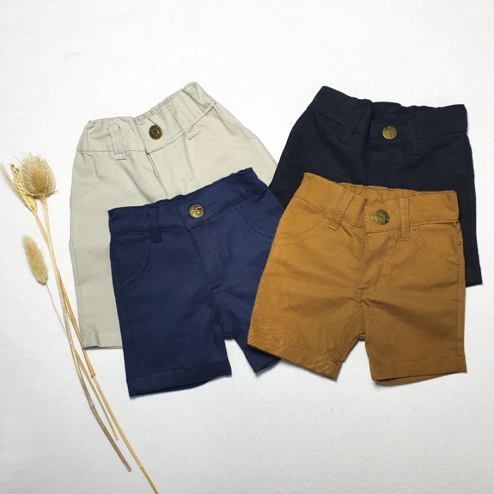 Bermudas de Gabardina para Bebé - Imagen 2