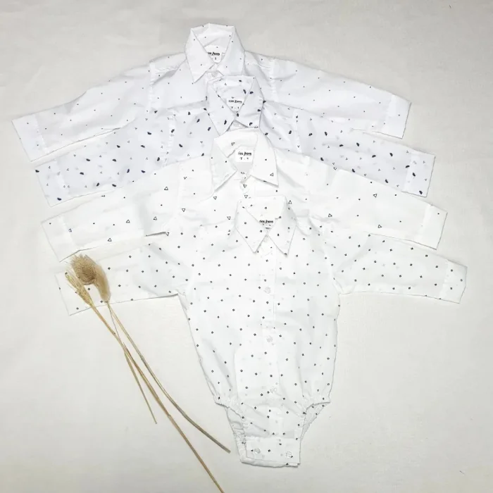 Body Camisa Manga Larga Bebé