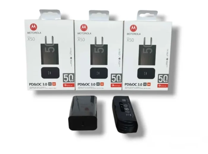Cargador Motorola 50w Usb-c 3.0 (x50)