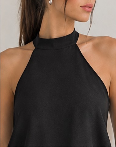 Blusa Cuello Halter Próximo Ingreso - Imagen 2
