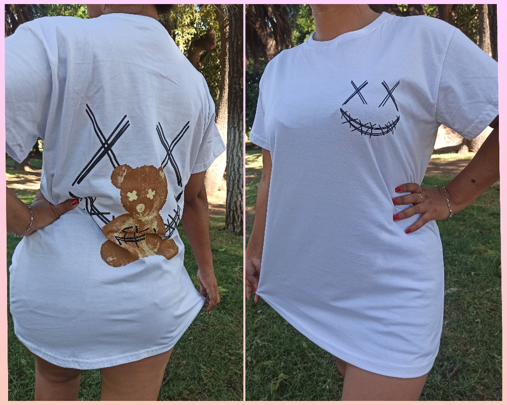 Remeron, Maxi Remera de Dama Algodón Peinado - Imagen 2