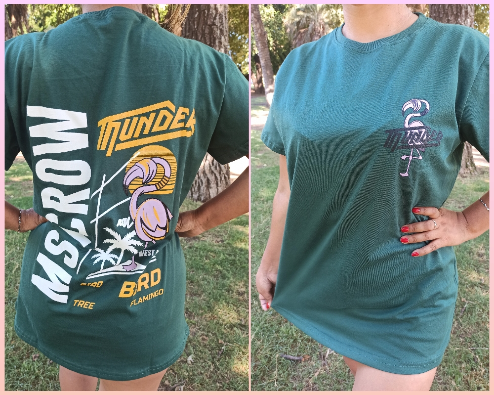 Remeron, Maxi Remera de Dama Algodón Peinado - Imagen 6