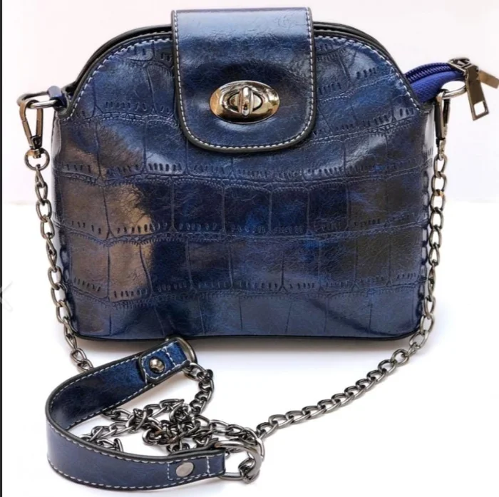 Mini Bag Croco Doble Correa