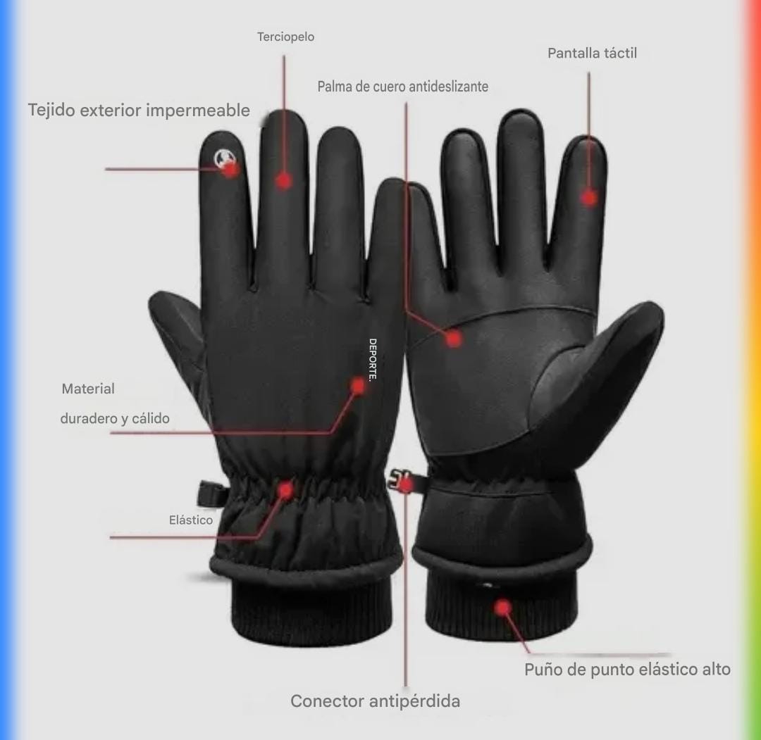 Guantes para Nieve Tactil - Imagen 3