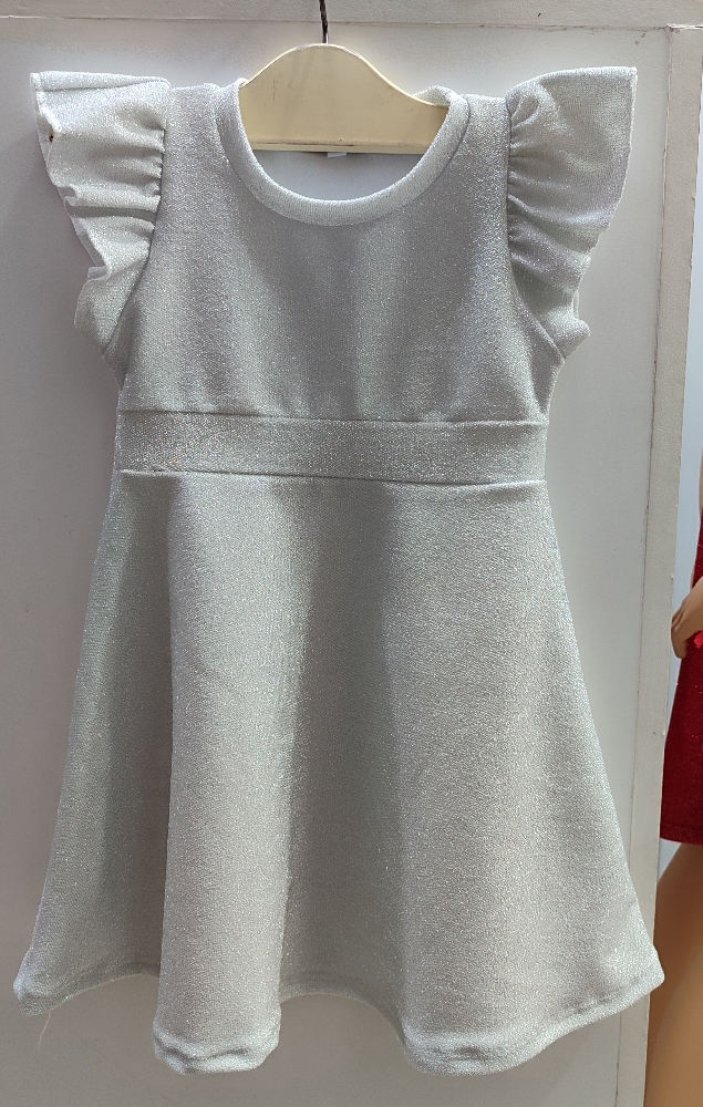 Vestido Rojo Carolina Lurex Suave - Imagen 3