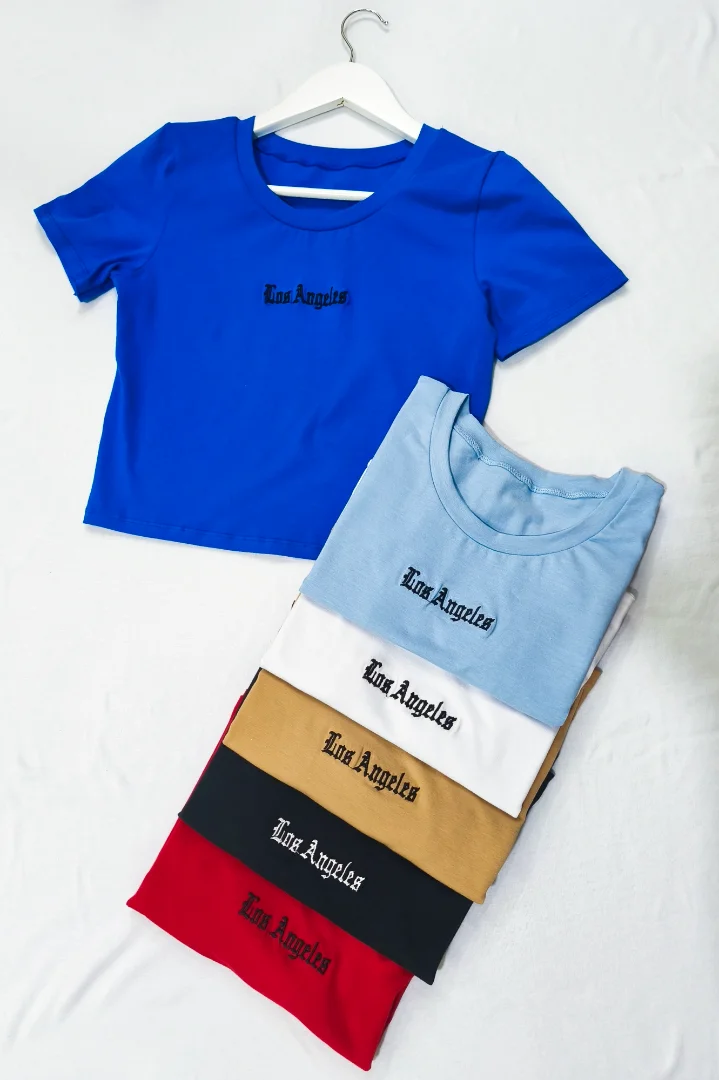 " Remera Baby Tee " Algodon con Lycra - Imagen 3