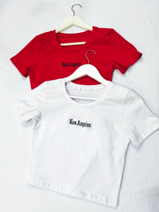 "  Remera  Baby Tee  " Algodon con Lycra