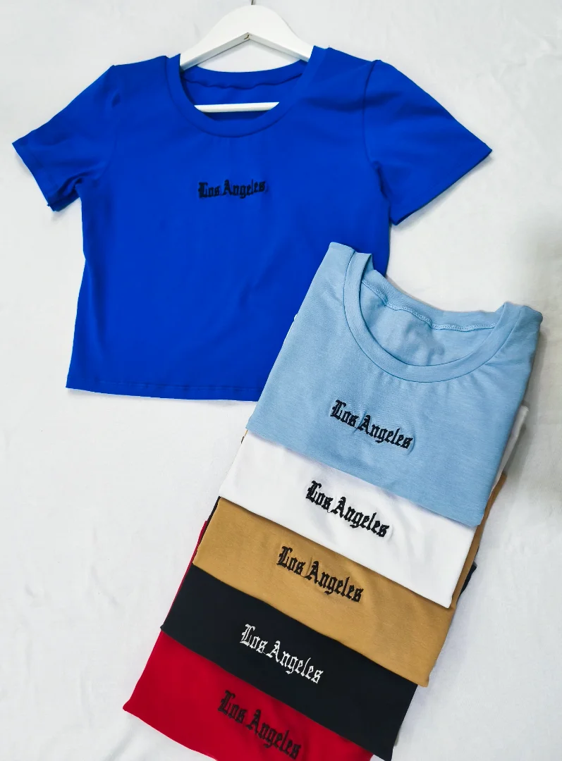 " Remera Baby Tee " Algodon con Lycra - Imagen 4