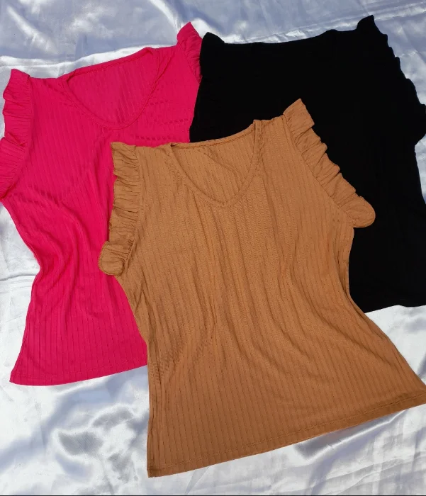 Musculosa Volado en Hombro