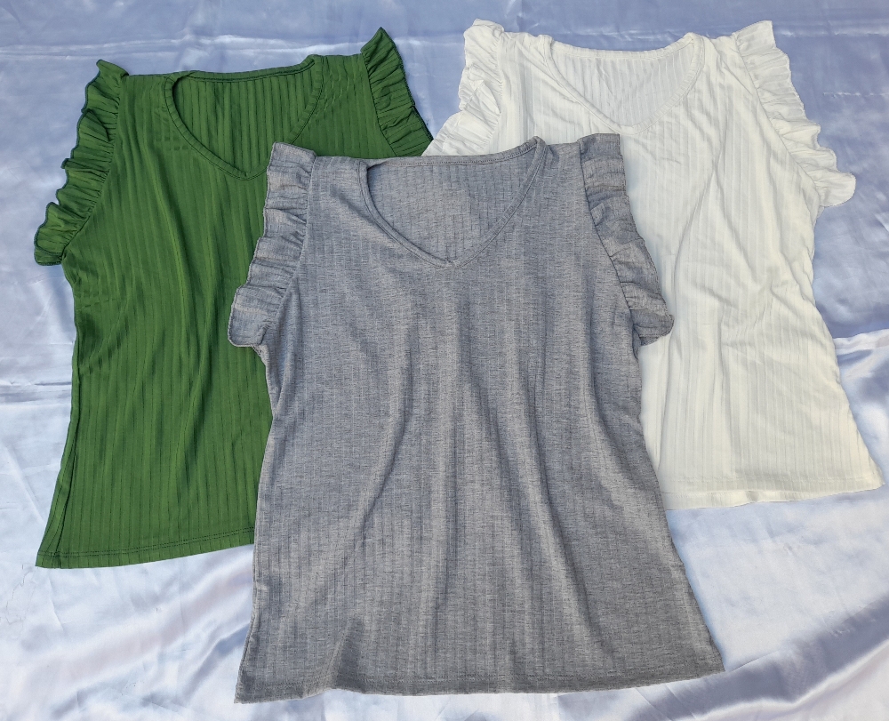 Musculosa Volado en Hombro - Imagen 2
