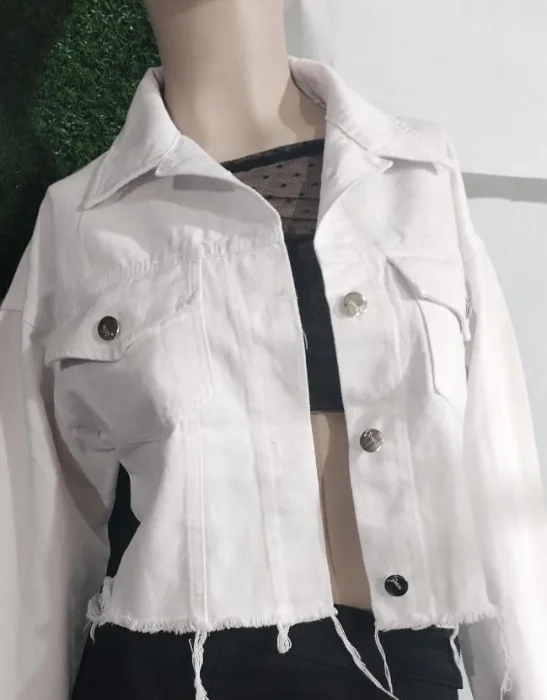 Campera Momdesflecada  Blanca