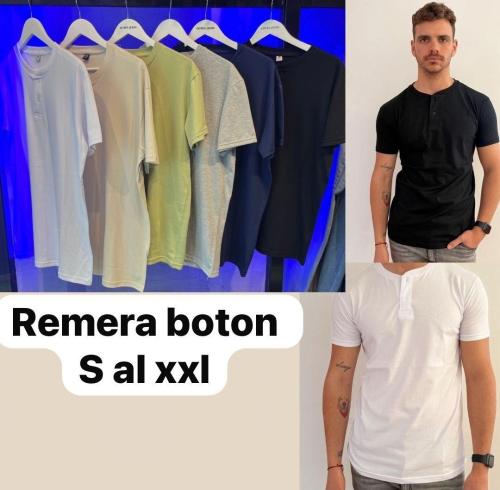 Remeras con Botón