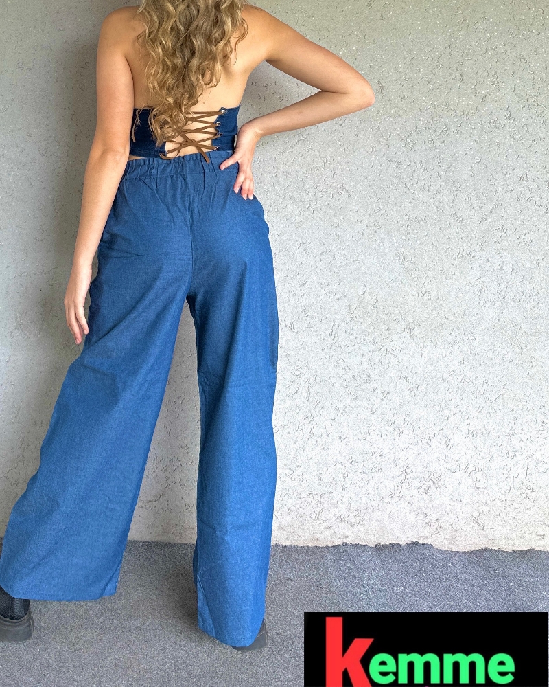 Palazo Jeans - Imagen 4