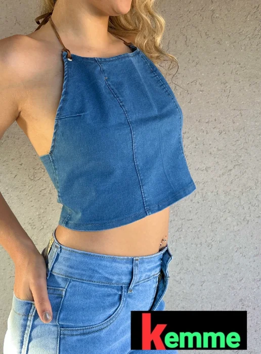 Tops Jeans Elastzado