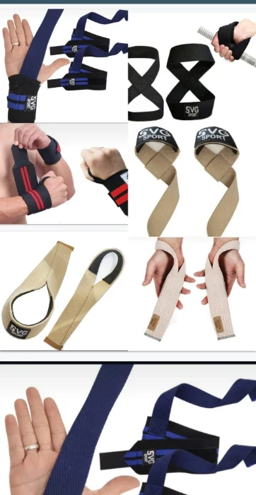 Par de Straps (cinta de Agarre para Levantamiento de Pesas)
