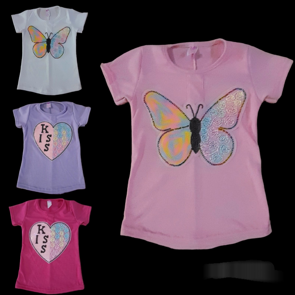 Remera Nena Morley Aplique Lenteguela - Imagen 2