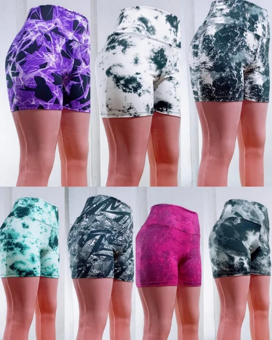 Short Estampado Lycra Dama X Mayor