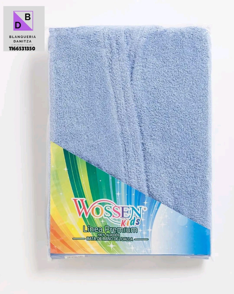 Batas de Baño "adulto", Marca Wossen, 100  Algodón - Imagen 3