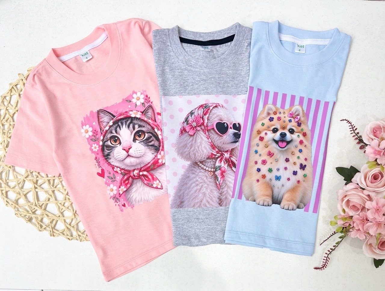 Remera Estampada Mascotas - Imagen 2
