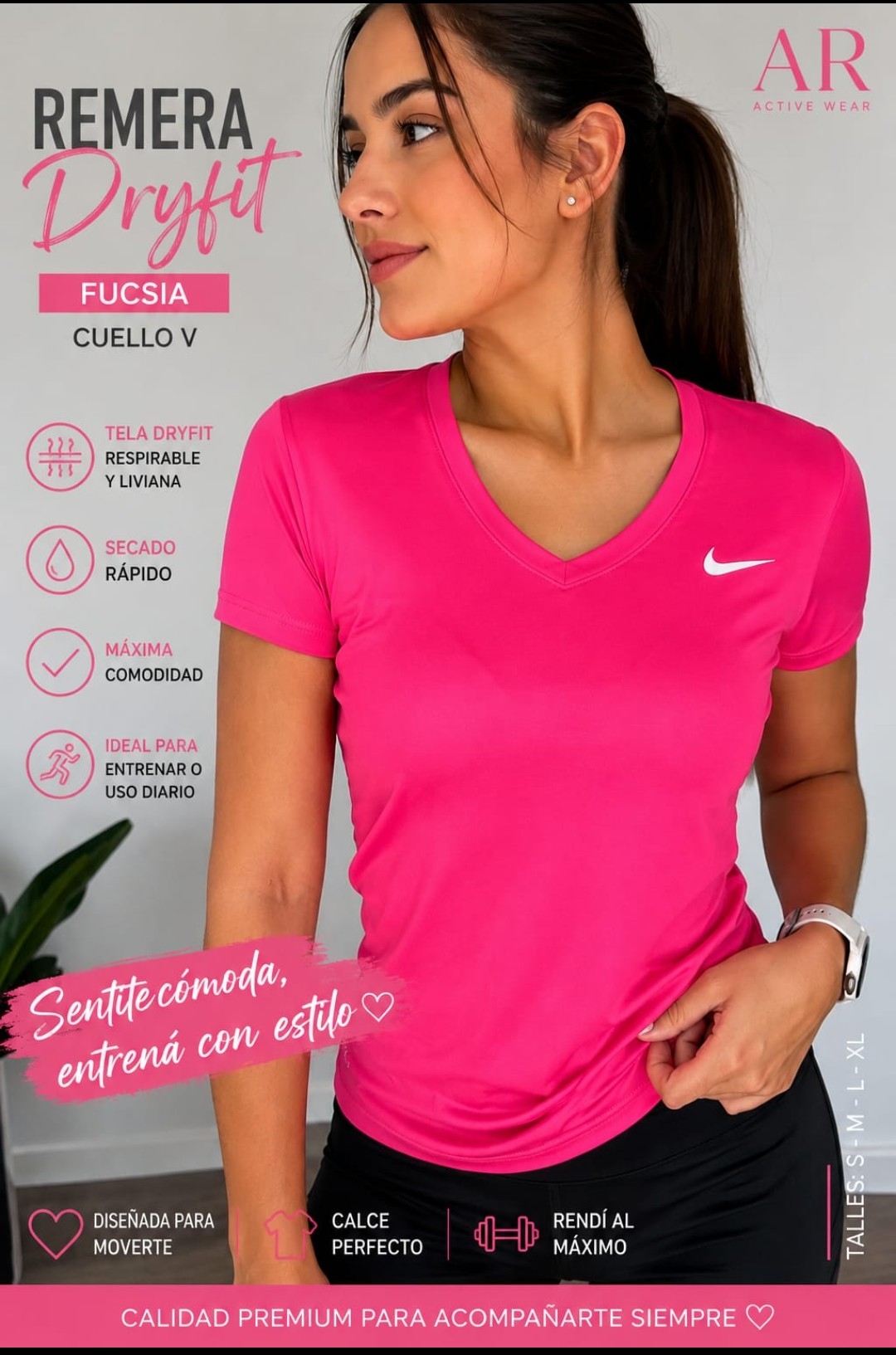 Remera Dri-fit Dama - Imagen 3