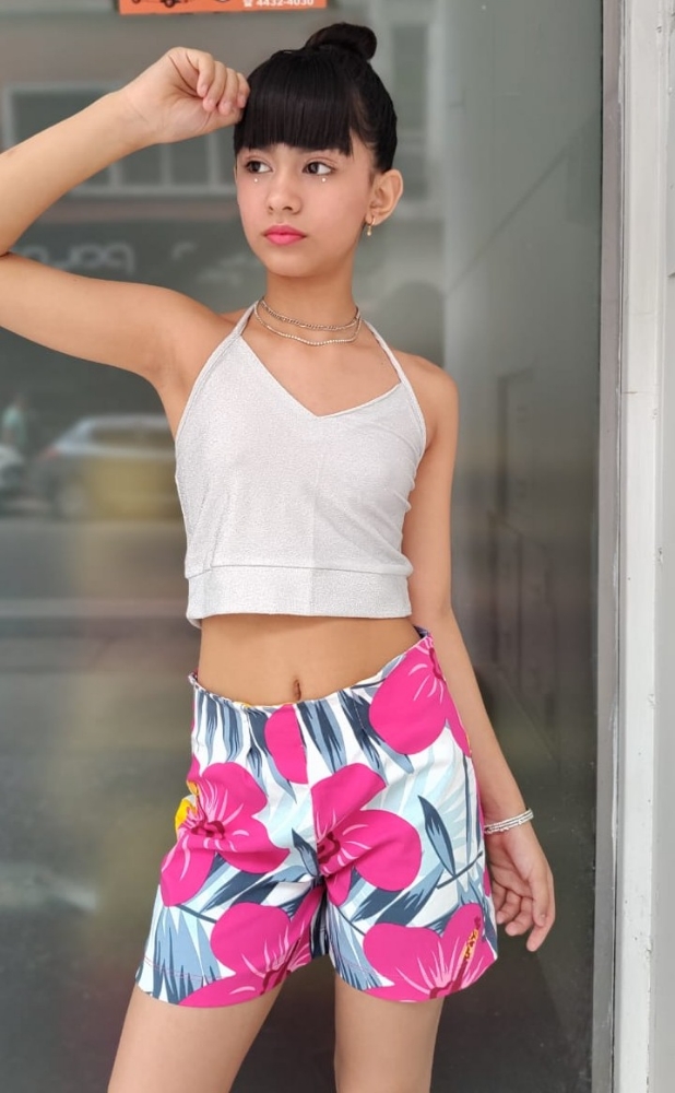 Shorts Pollera Estampado - Imagen 3