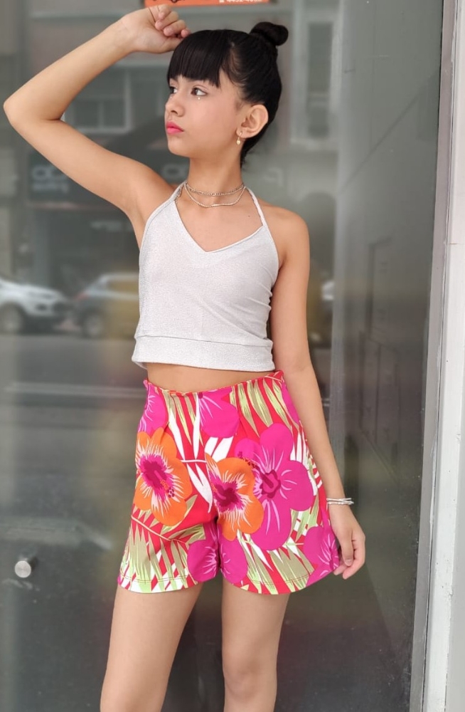 Shorts Pollera Estampado - Imagen 2