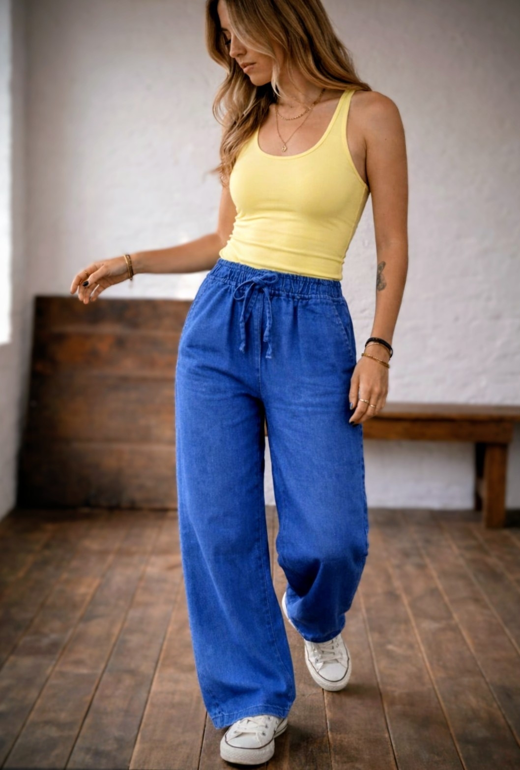 Pantalon Wideleg Liviano - Imagen 2