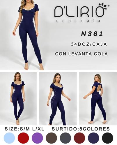 Catsuit Push Up Manguitas - D'lirio