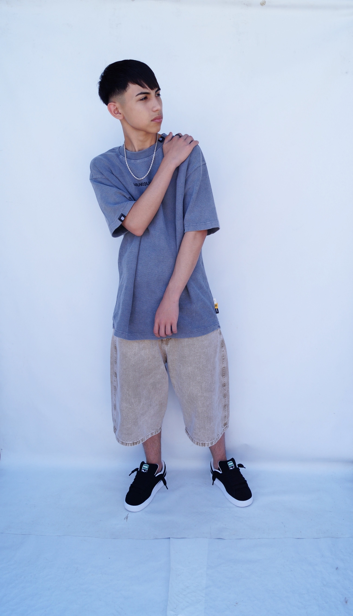 Bermuda Baggy Camel Teens - Imagen 3
