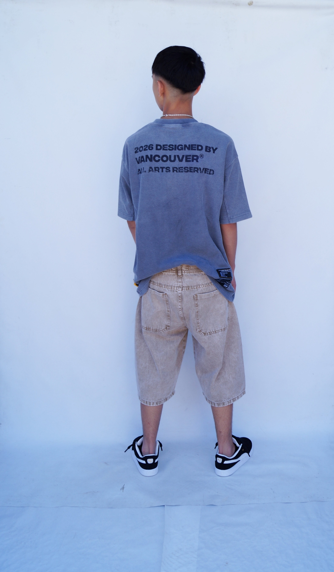 Bermuda Baggy Camel Teens - Imagen 5