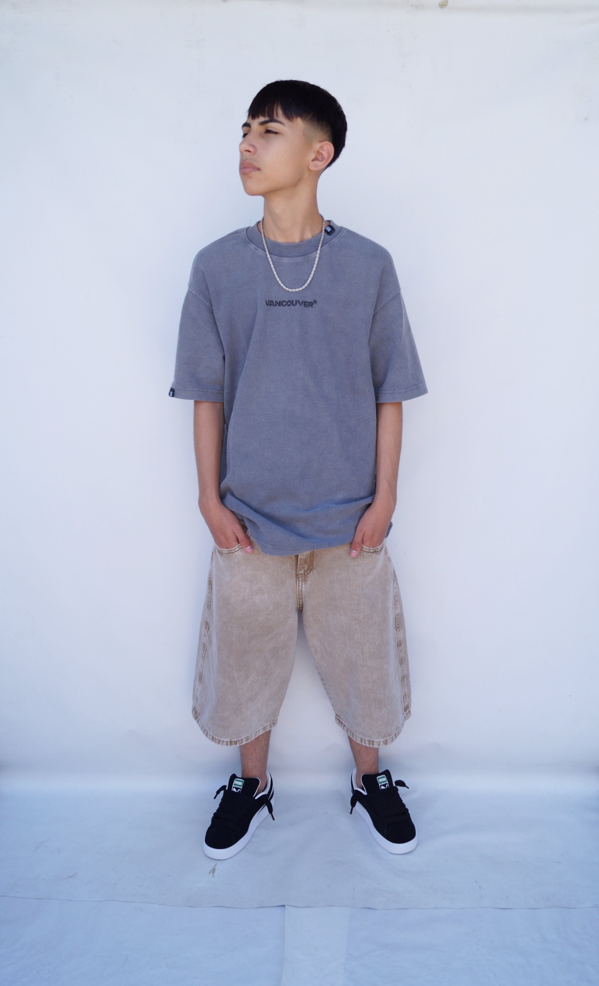 Bermuda Baggy Camel Teens - Imagen 6