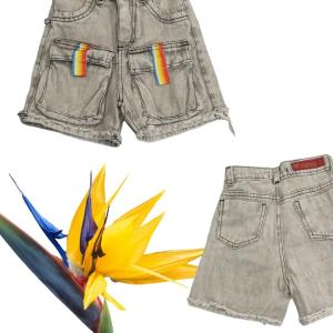 Short Mom Cargo Arcoiris Nena