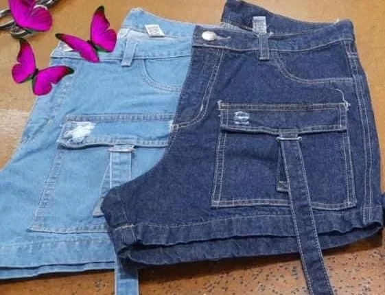 Short Rígido Cargo C/hebilla