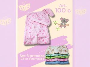 Set 3 Piezas Art.100 Color Surtido de Colores