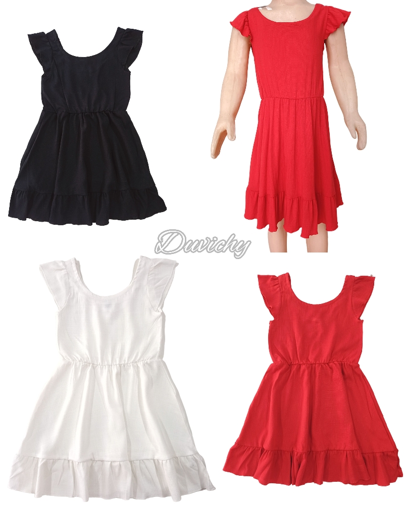 Vestido de Lino con Volados - por Pedido - Imagen 3