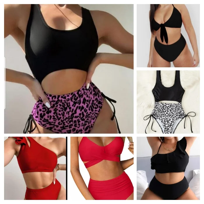 Mayas y Bikinis Tiro Alto